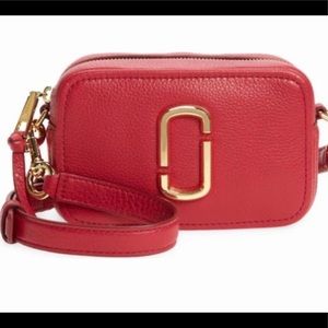 NWT The Marc Jacobs softshot 21 leather camera bag crossbody dual compartment